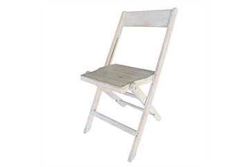 Vintage Folding Chair - White Wash in Miami, Ft. Lauderdale, Palm Beach