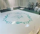 Monogram Dance Floor Wrap - 12' in Miami, Ft. Lauderdale, Palm Beach