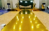 Mirror Aisle Wrap - Gold in Orlando
