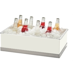Luxe White/Stainless Steel Ice Housing in Naples, Marco Island, Ft. Myers