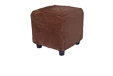 Minotti Brown Cube Ottoman in Orlando
