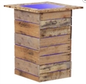 Palette Wood LED Cafe Table in Orlando