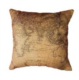 Pillow - Antique Globe in Tampa, St Petersburg