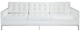 Knoll Sofa - White in Naples, Marco Island, Ft. Myers