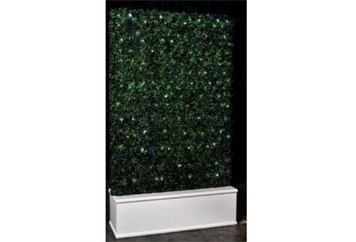 Hedge Wall - White Base LED in Tampa, St Petersburg