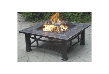 Fire Pit with Granite Top with Wood and Attendent in Miami, Ft. Lauderdale, Palm Beach
