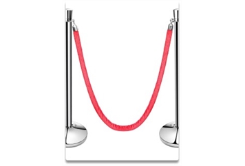 Stanchions Rope Red - 6ft in Miami, Ft. Lauderdale, Palm Beach