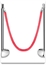 Stanchion Pole Chrome - 3' in Miami, Ft. Lauderdale, Palm Beach