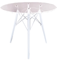 Abstract White Cafe Table in Orlando