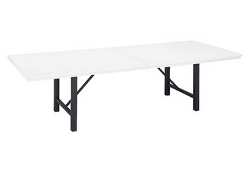 Command Conference Table - 10’ White in Miami, Ft. Lauderdale, Palm Beach