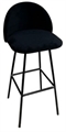 Royal Barstool - Black Legs and Black Seat in Miami, Ft. Lauderdale, Palm Beach