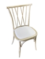 Crossed Dining Chair Natural - White in Orlando