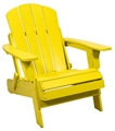 Adirondack Chair Yellow in Miami, Ft. Lauderdale, Palm Beach